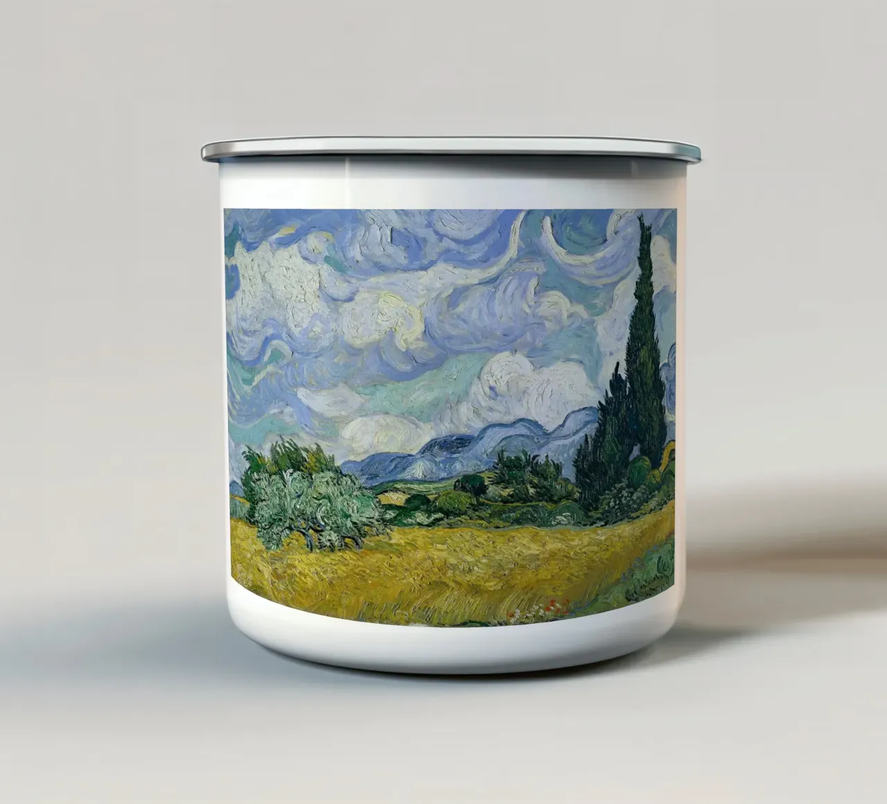 Vincent van Gogh - Camera da letto ad Arles tazza in smalto da ashcraft shop