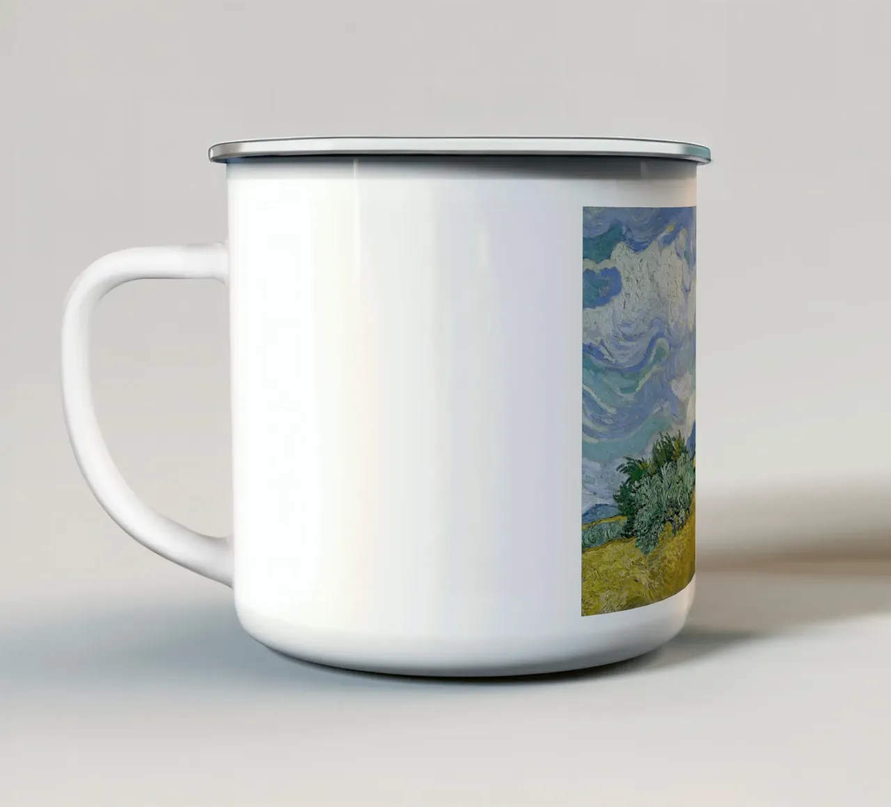 Vincent van Gogh - Camera da letto ad Arles tazza in smalto da ashcraft shop