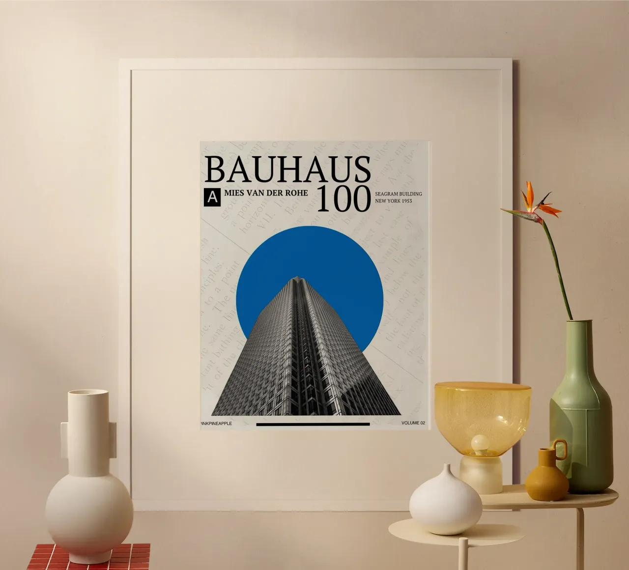 Bauhaus poster con telaio in plastica da Brooke