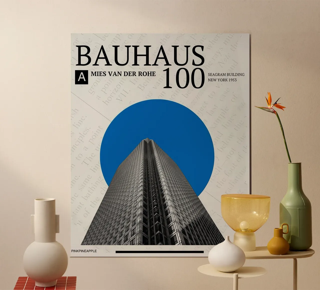 Bauhaus poster con telaio in plastica da Brooke