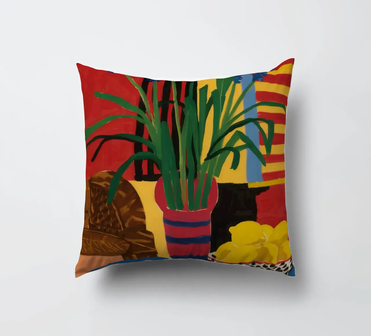 Symphonie de couleurs primaires coussin de Fable Tempa