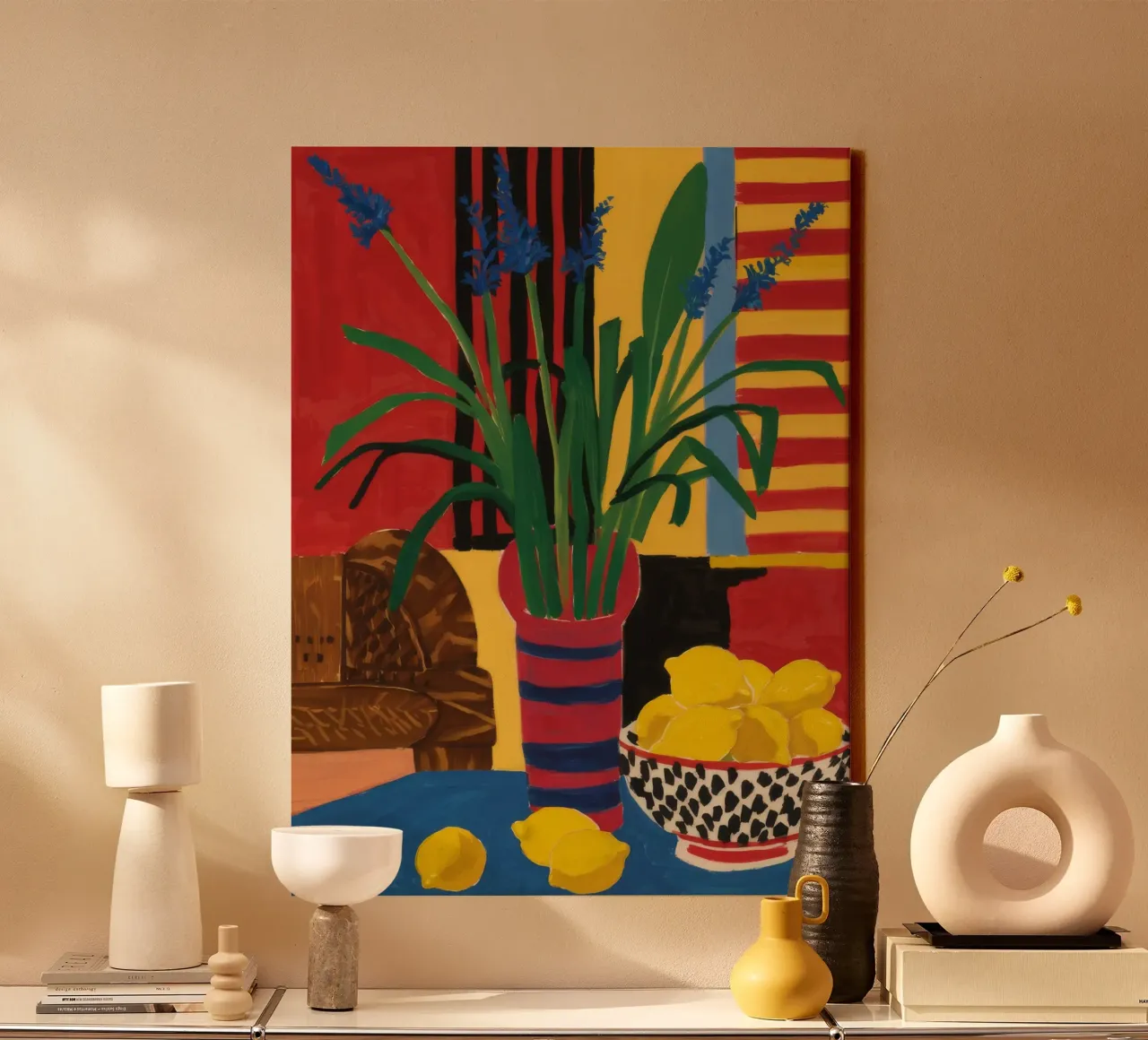 Primary Color Symphony canvas by Fable Tempa