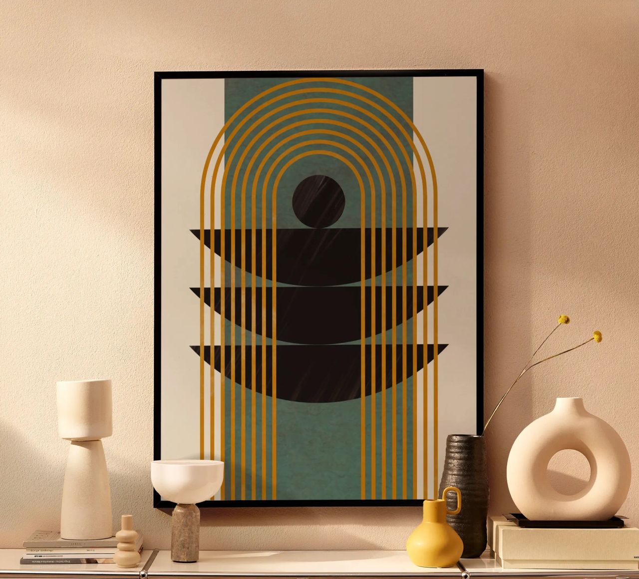Bronze du milieu du siècle 10 poster de Little Dean