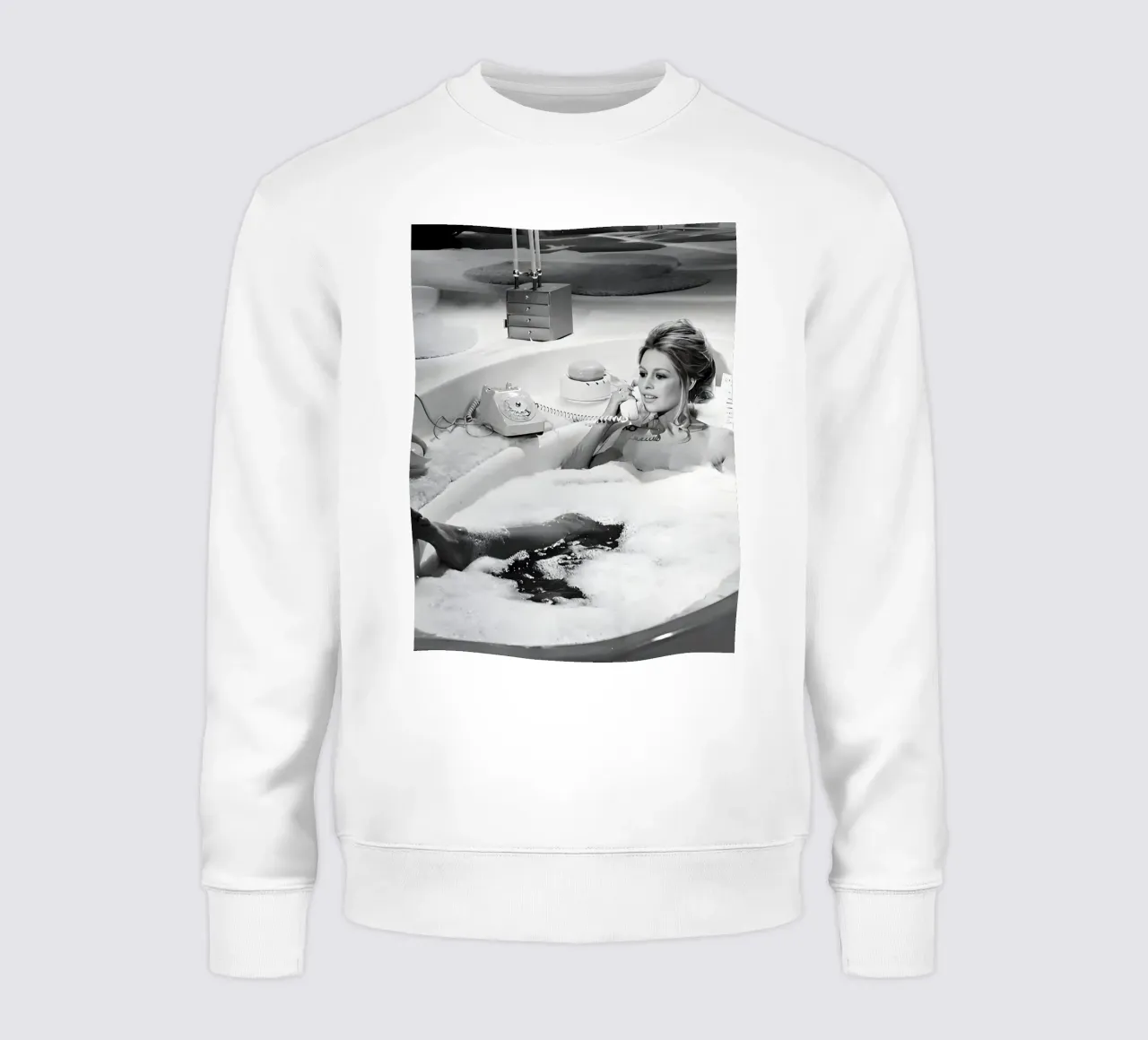 Vasca da bagno vintage felpa da Black And White
