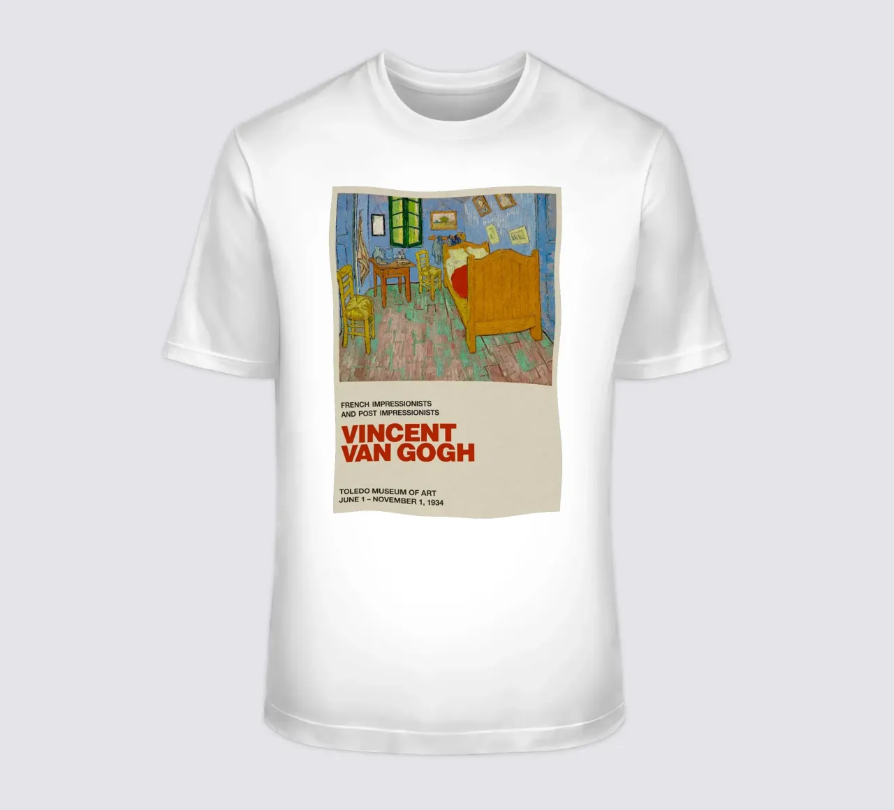 Vincent van Gogh - Camera da letto ad Arles t-shirt da ashcraft shop