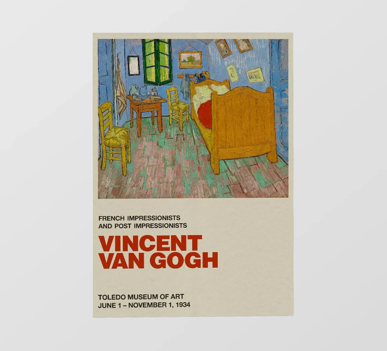 Vincent van Gogh - Camera da letto ad Arles telo in pvc da ashcraft shop