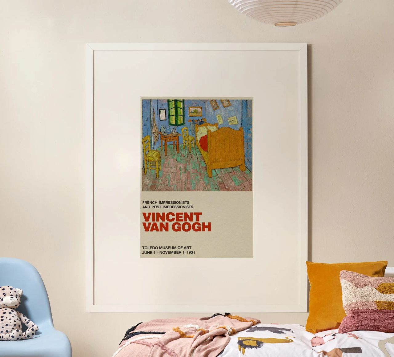 Vincent van Gogh - Schlafzimmer in Arles Poster von ashcraft shop