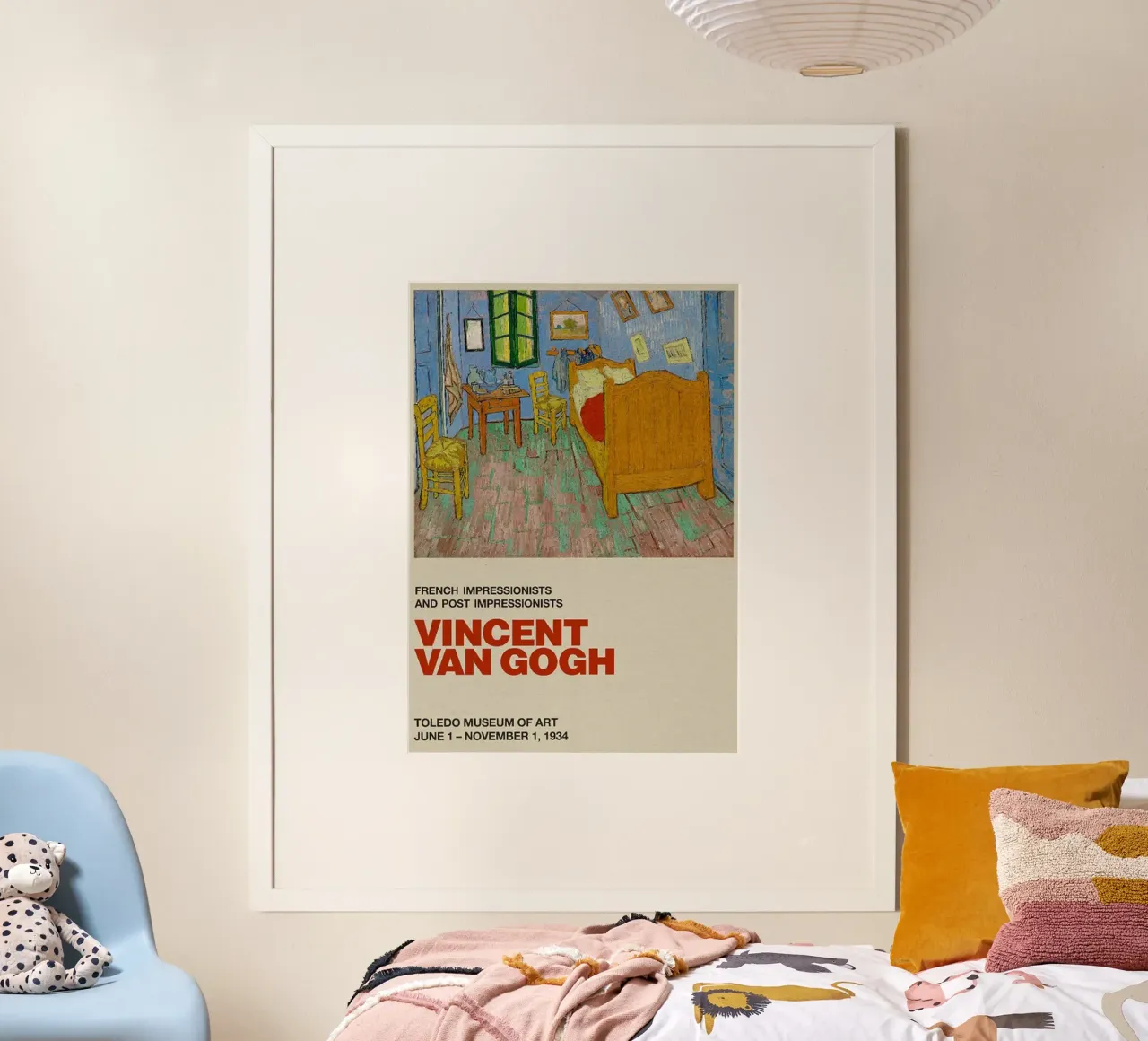 Vincent van Gogh - Schlafzimmer in Arles Poster von ashcraft shop