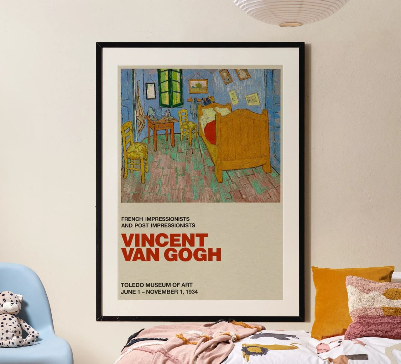 Vincent van Gogh - Schlafzimmer in Arles Poster von ashcraft shop