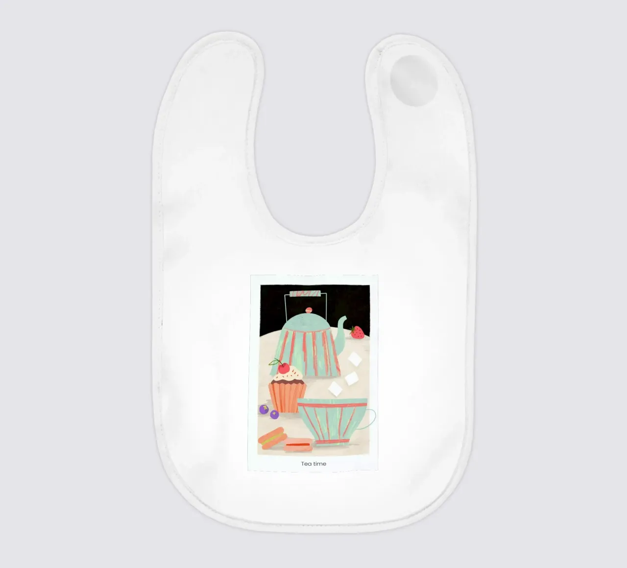 Tea Time baby bib by Studio One