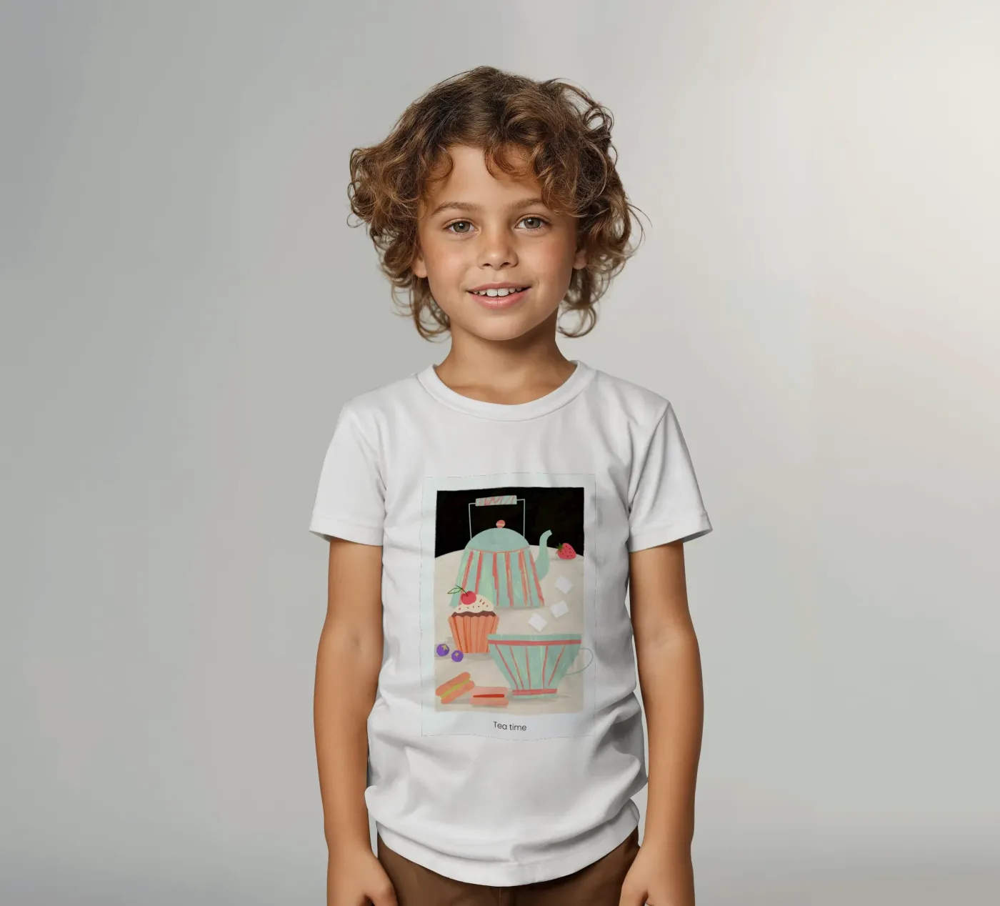 Tea Time t-shirt bambini da Studio One