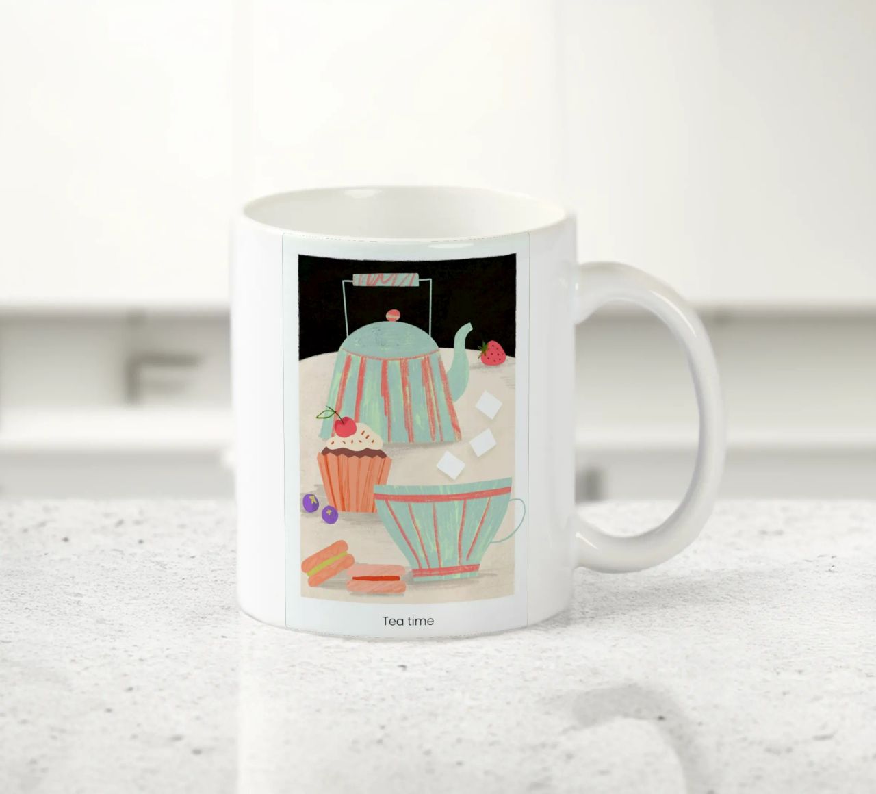 Tea Time mug en céramique de Studio One