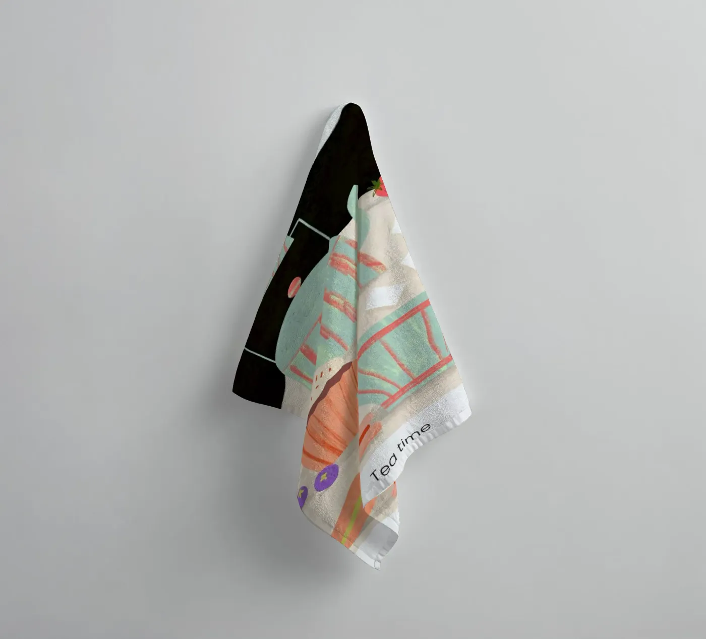 Tea Time badhanddoek van Studio One