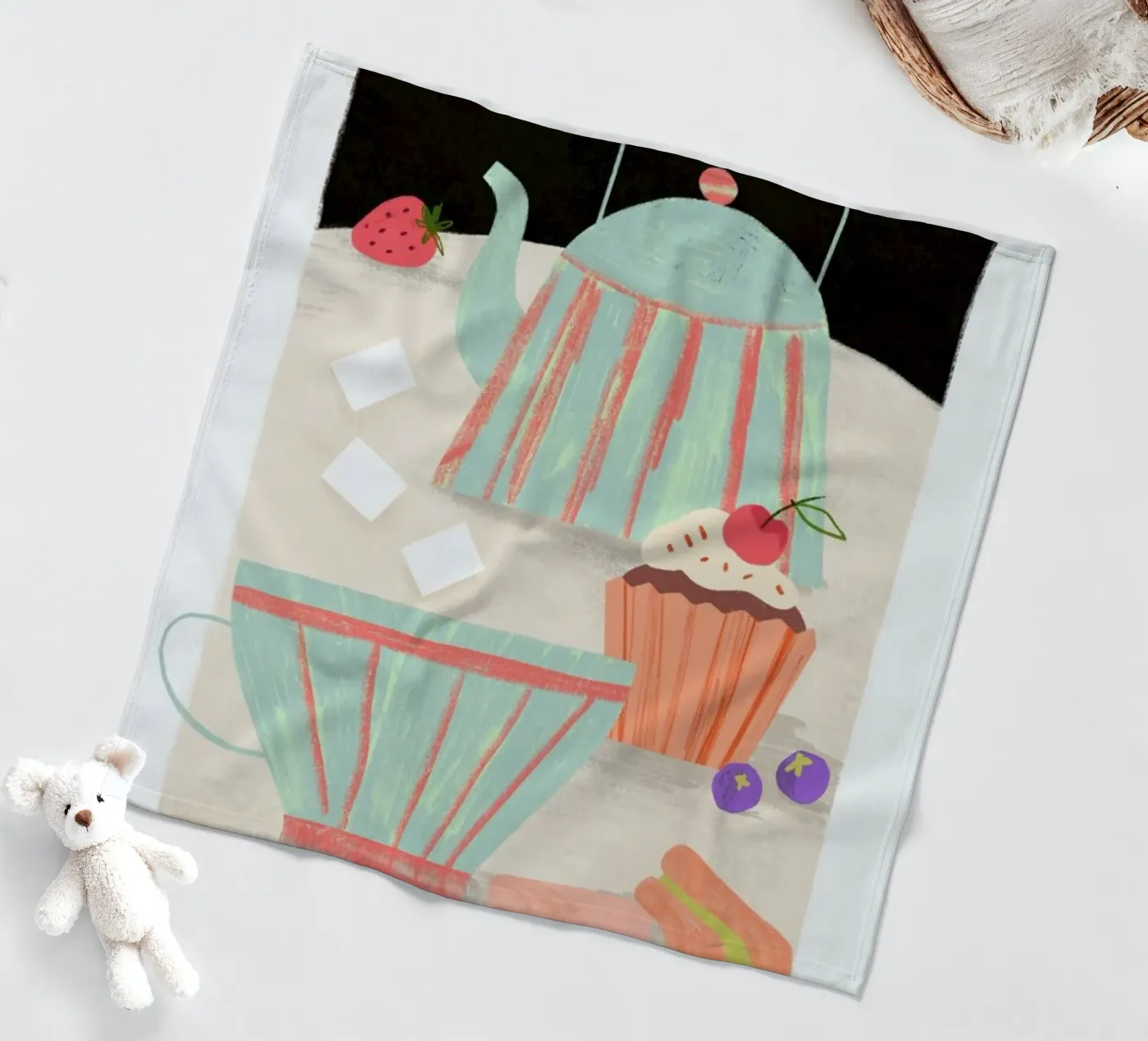 Tea Time coperta in pile da Studio One