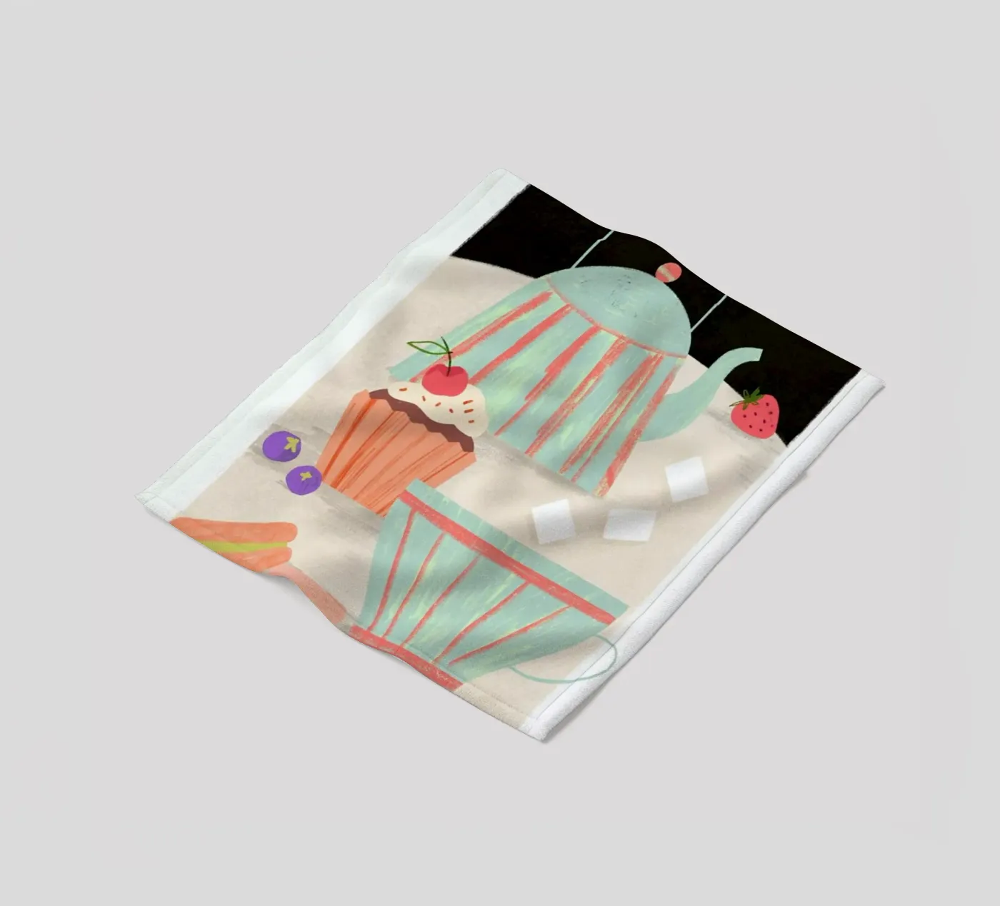 Tea Time coperta in pile da Studio One