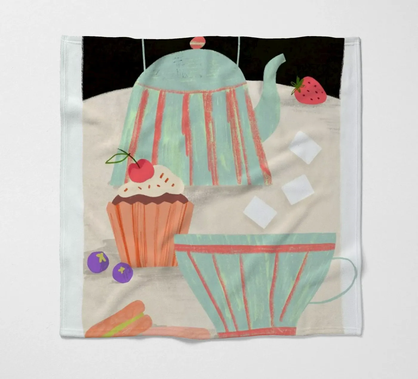 Tea Time coperta in pile da Studio One