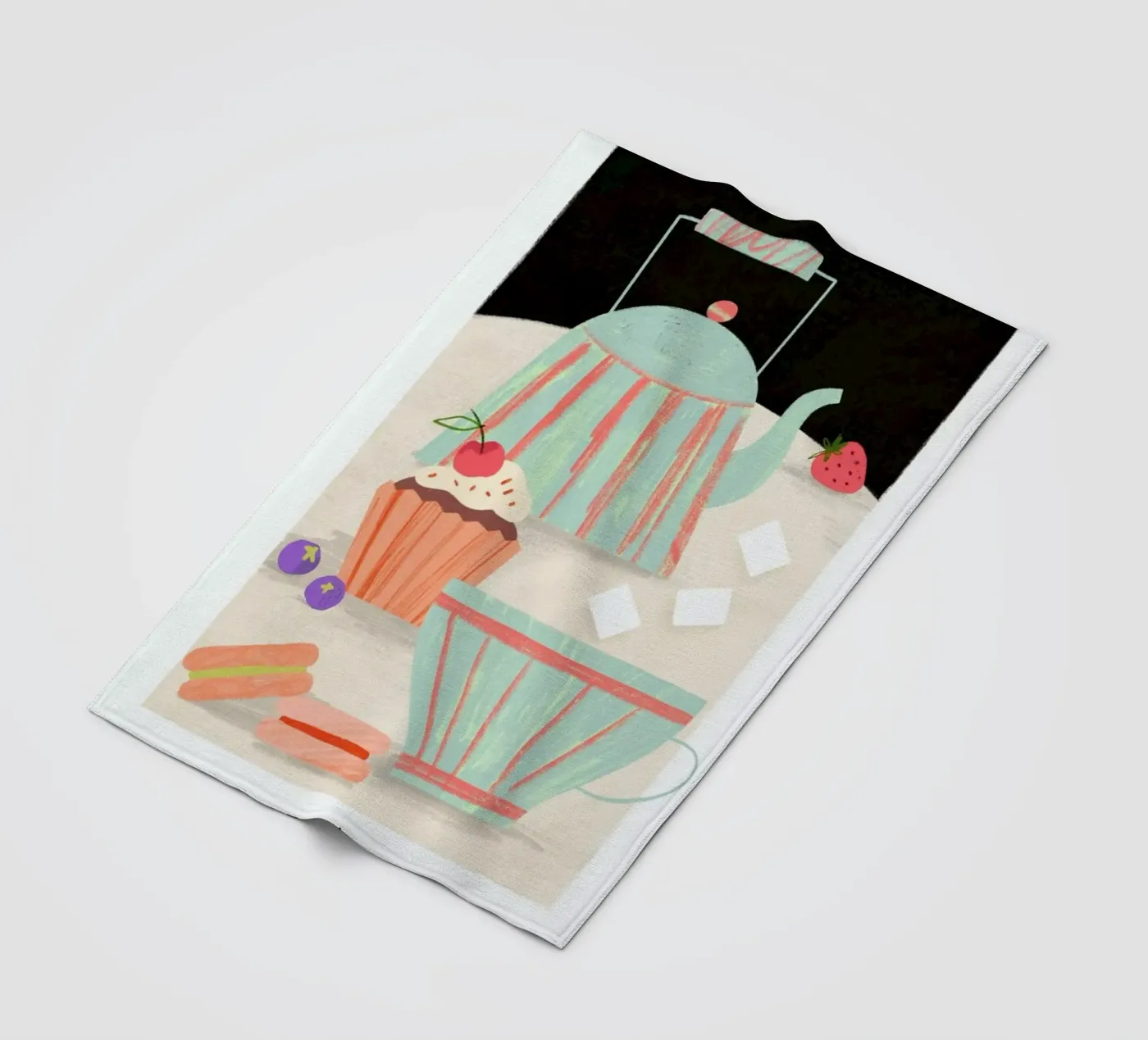 Tea Time coperta in pile da Studio One