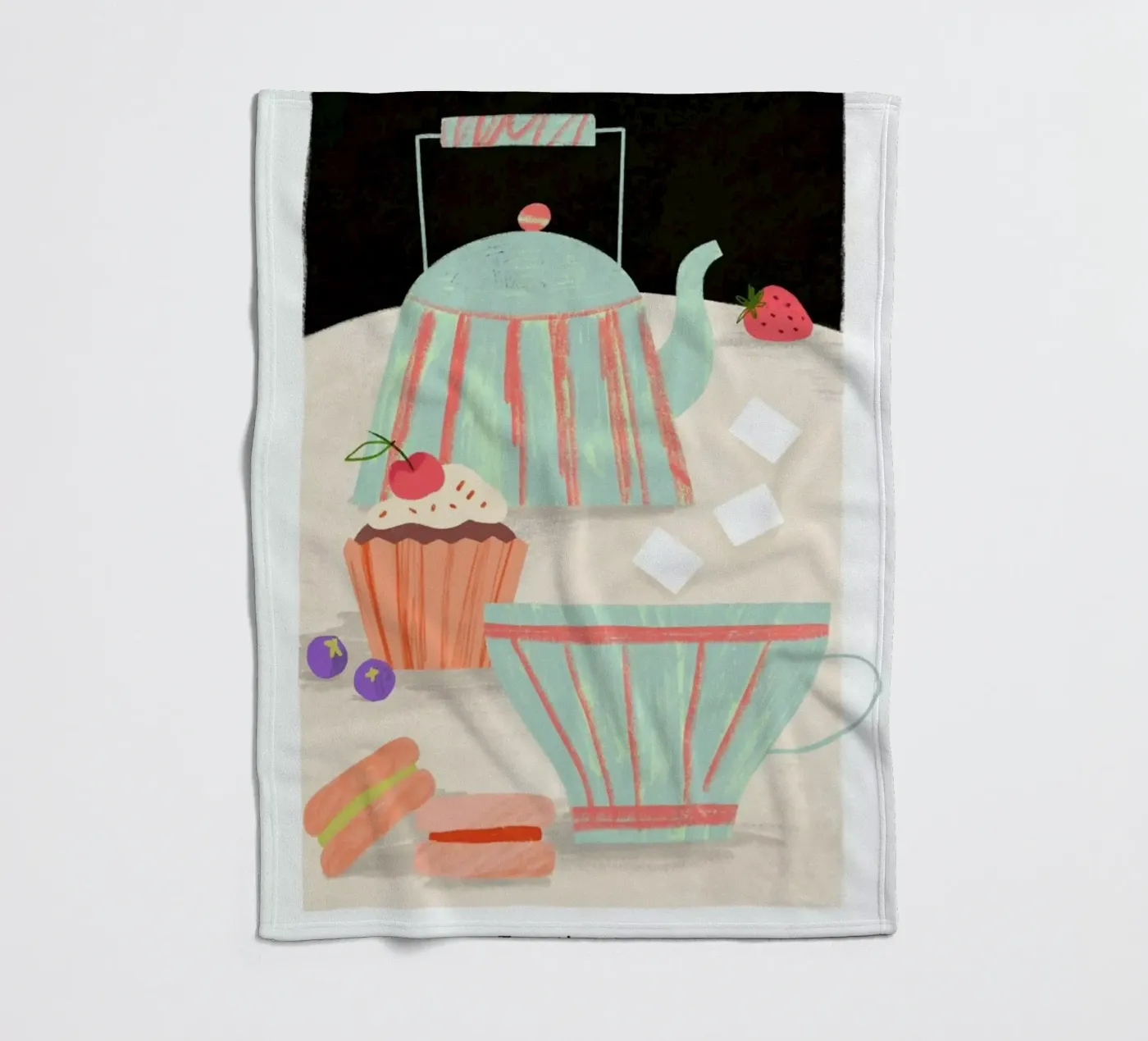 Tea Time coperta in pile da Studio One