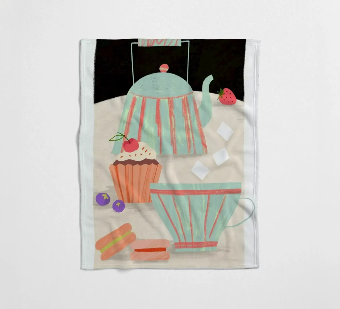 Tea Time coperta in pile da Studio One