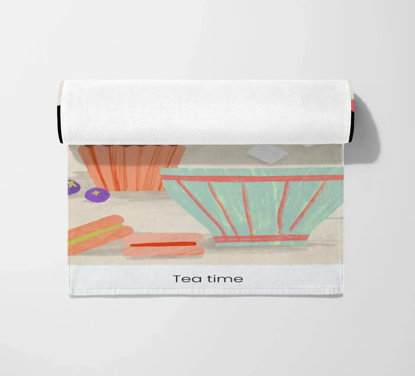 Tea Time strandhanddoek van Studio One