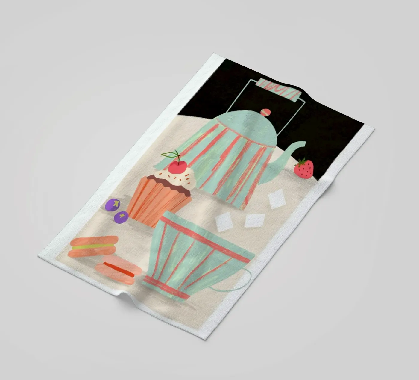 Tea Time strandhanddoek van Studio One