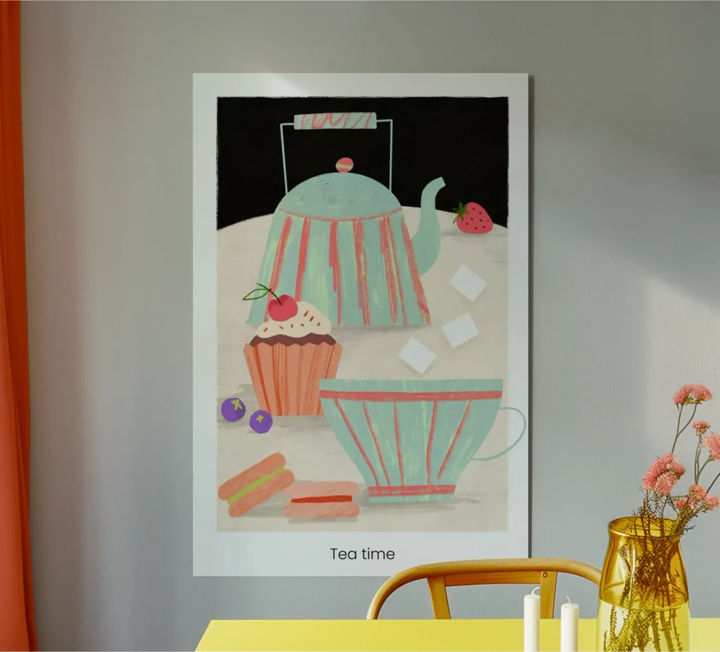 Tea Time alluminio dibond da Studio One
