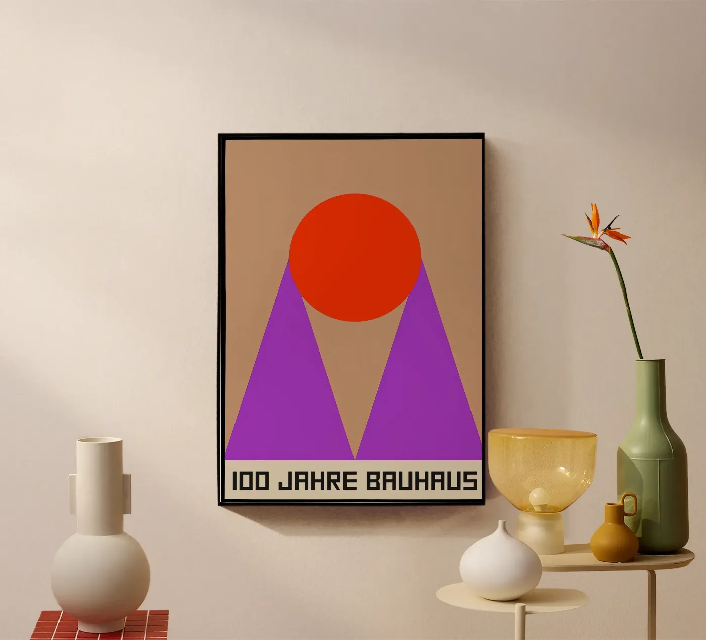 Bauhaus acrylic glass by Brooke