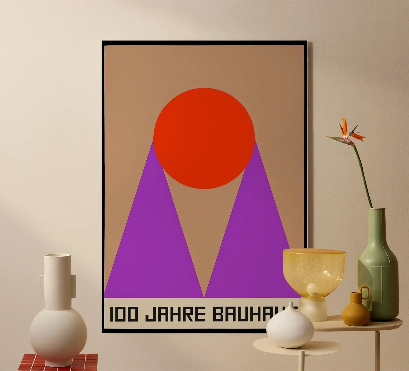 Bauhaus acrylic glass by Brooke