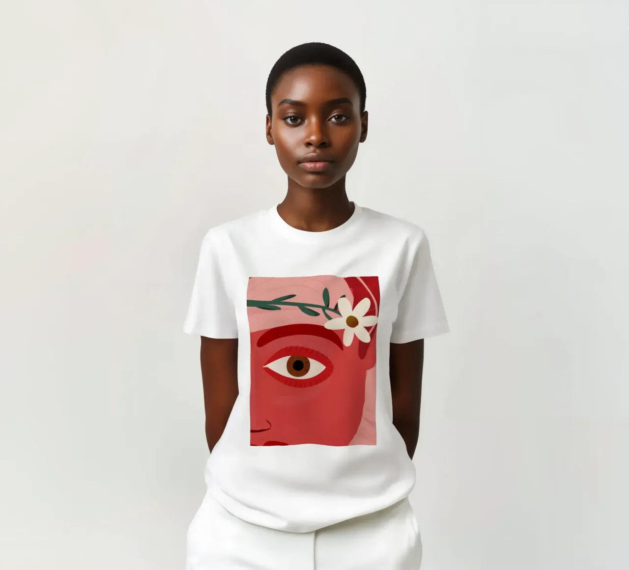 L'occhio del fiore t-shirt da Tiga Bersama