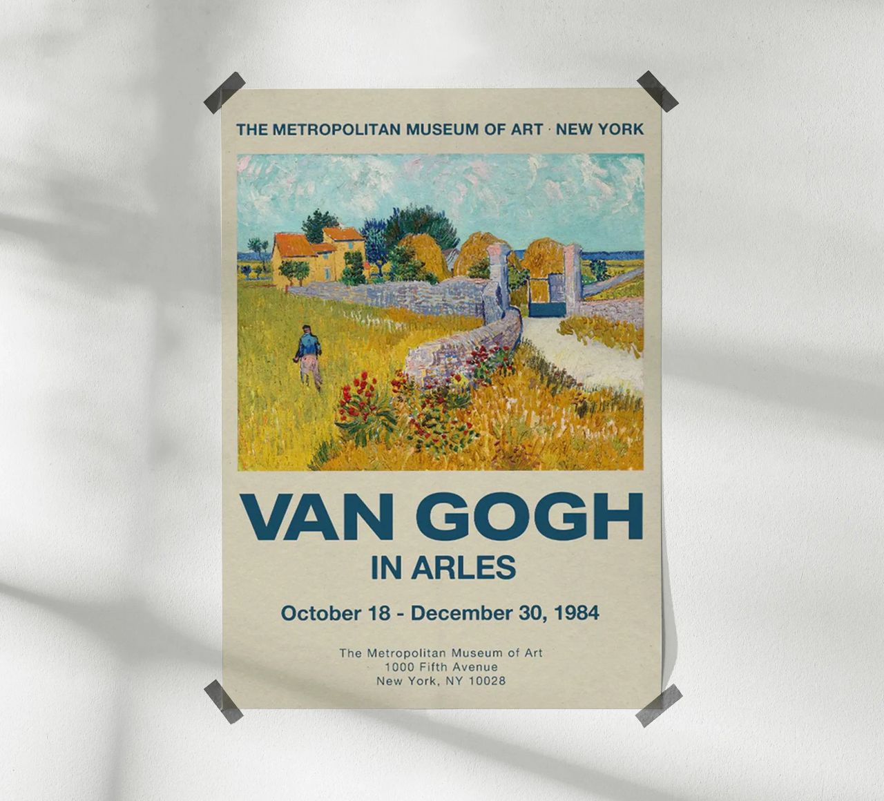 Vincent van Gogh - Bauernhaus in der Provence Poster von ashcraft shop