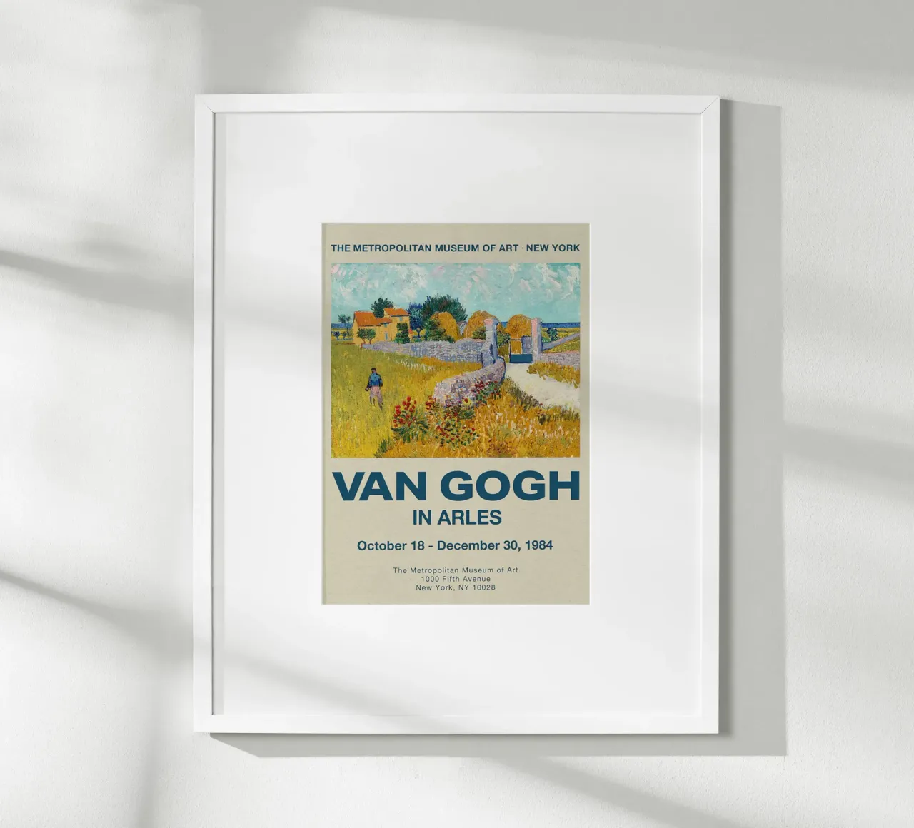 Vincent van Gogh - Agriturismo in Provenza poster da ashcraft shop