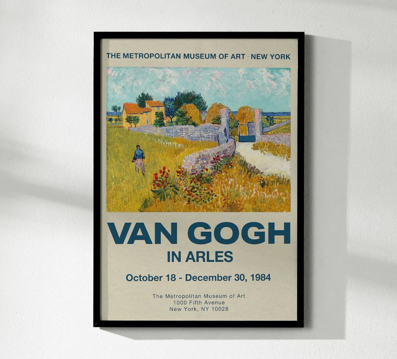 Vincent van Gogh - Bauernhaus in der Provence Poster von ashcraft shop