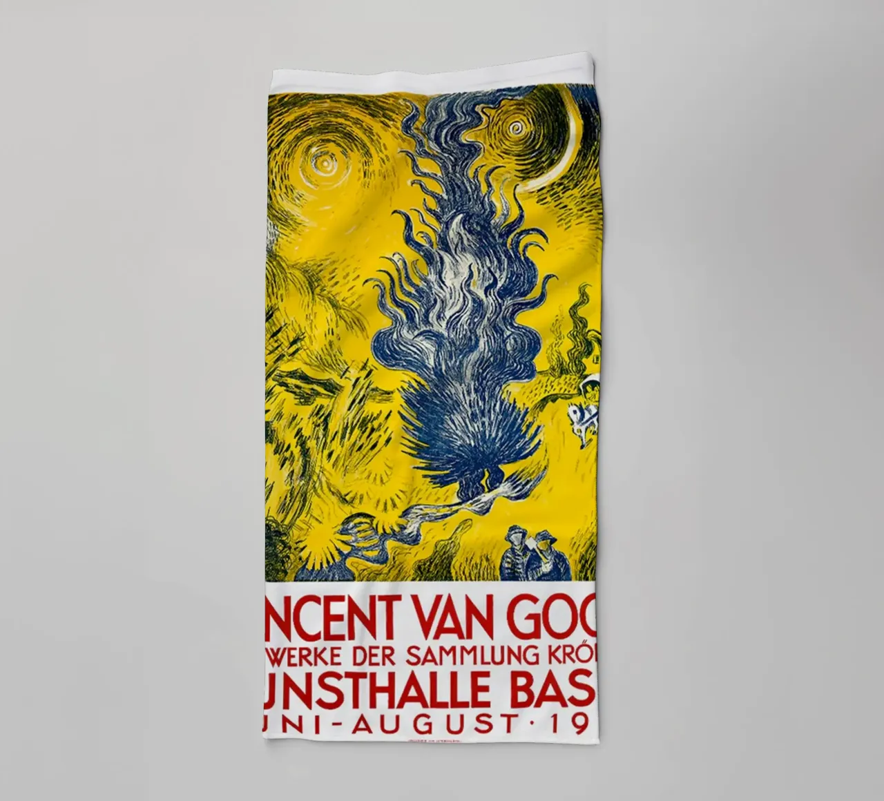 Vincent van Gogh - Kunsthalle di Basilea asciugamano da bagno da ashcraft shop