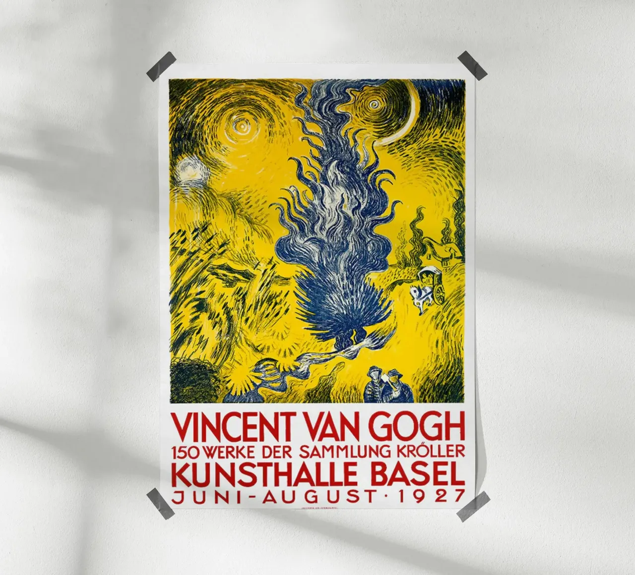 Vincent van Gogh - Kunsthalle di Basilea poster da ashcraft shop
