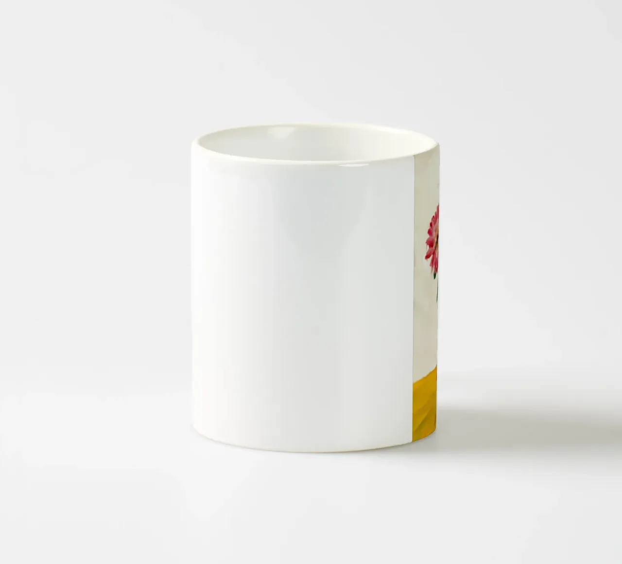Papaveri in vaso rosso tazza in ceramica da Tiga Bersama