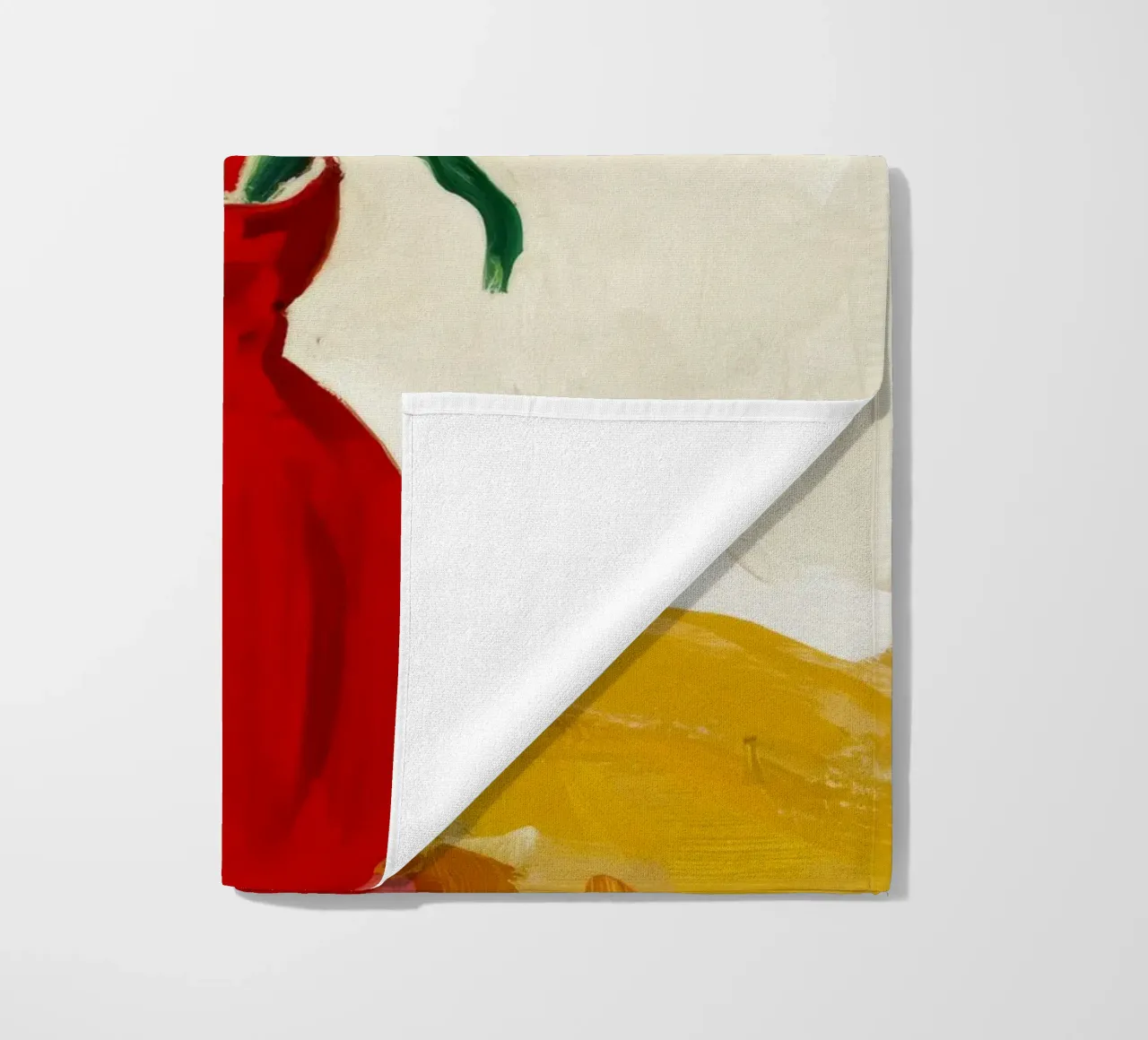 Papaveri in vaso rosso telo mare da Tiga Bersama