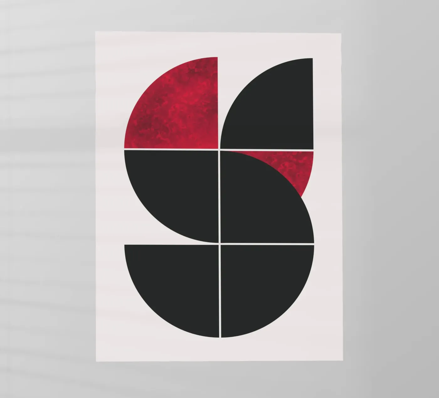 Robijn uit het midden van de eeuw backlit folie van Little Dean