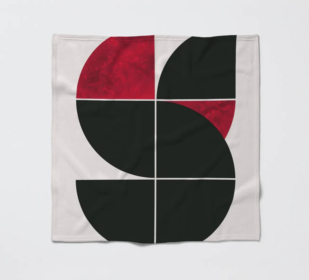 Mid century ruby Fleecedecke von Little Dean