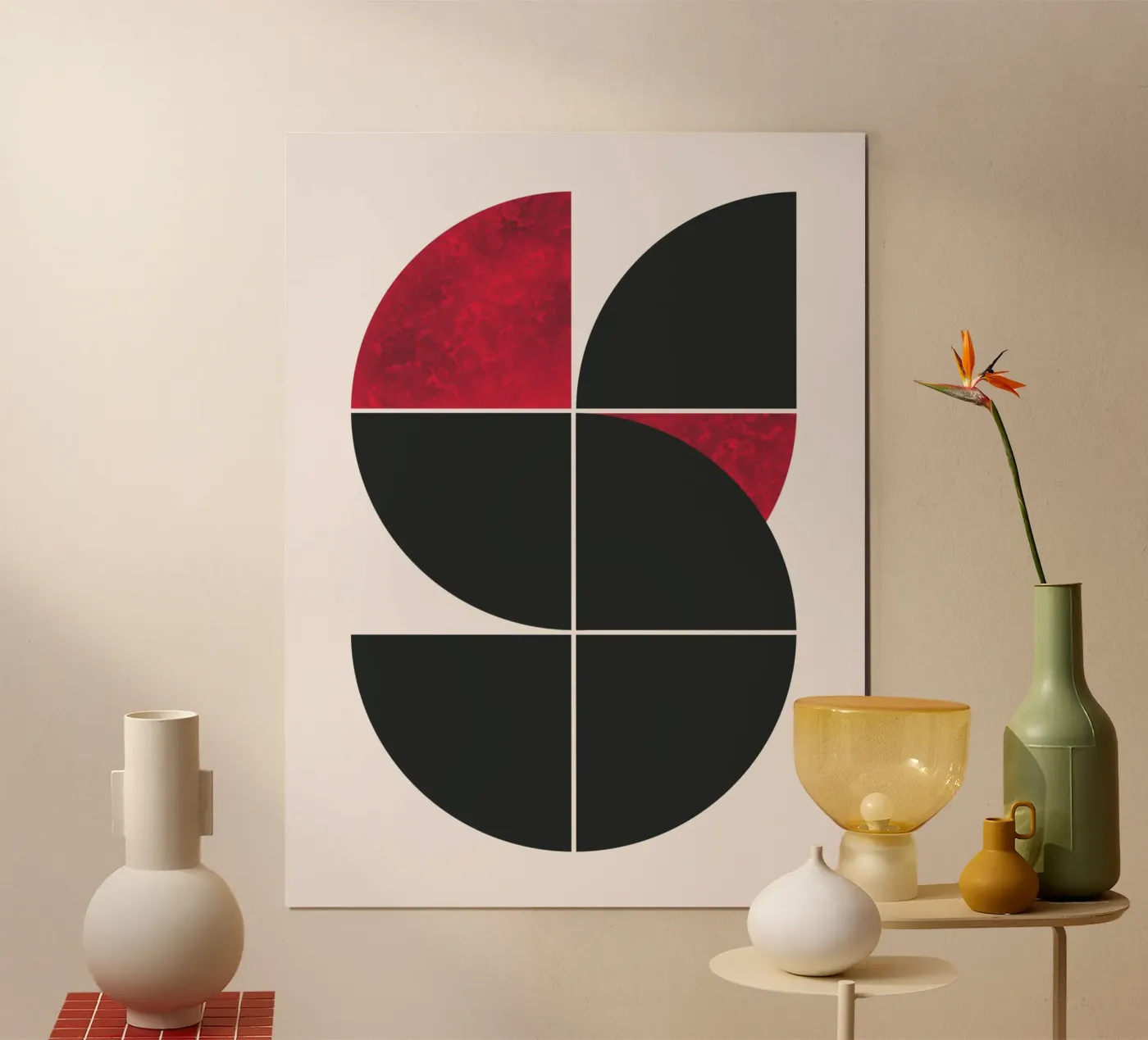 Mid century ruby hahnemühle by Little Dean