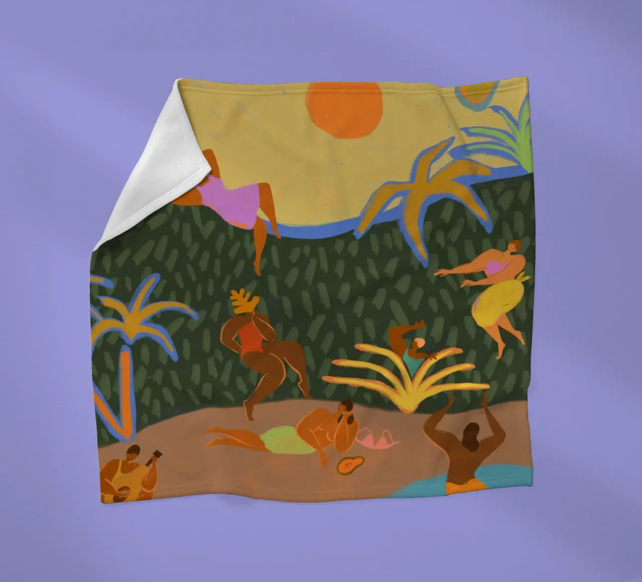 Summer Paradise coperta in pile da Arty Guava