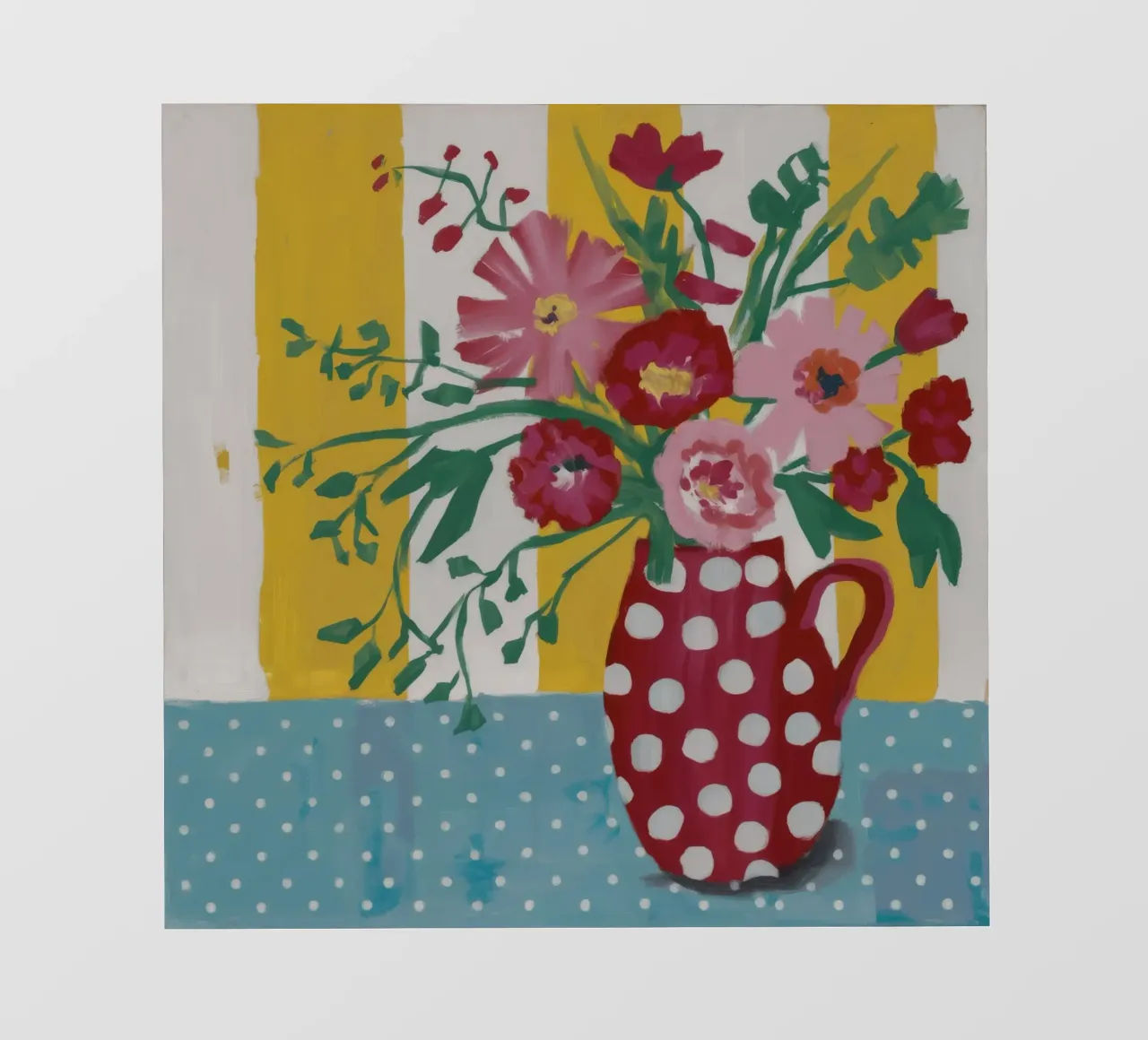 Collage di fiori trapuntati telo in pvc da Fable Tempa