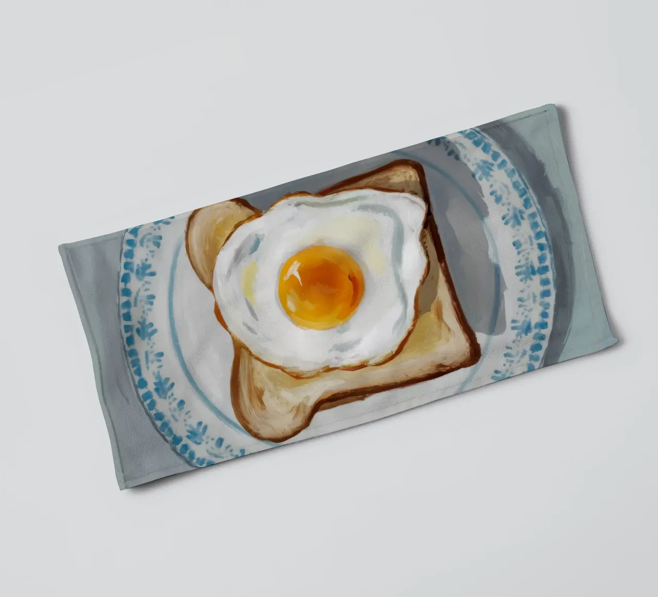Ei auf Toastteller Handtuch von Tiga Bersama