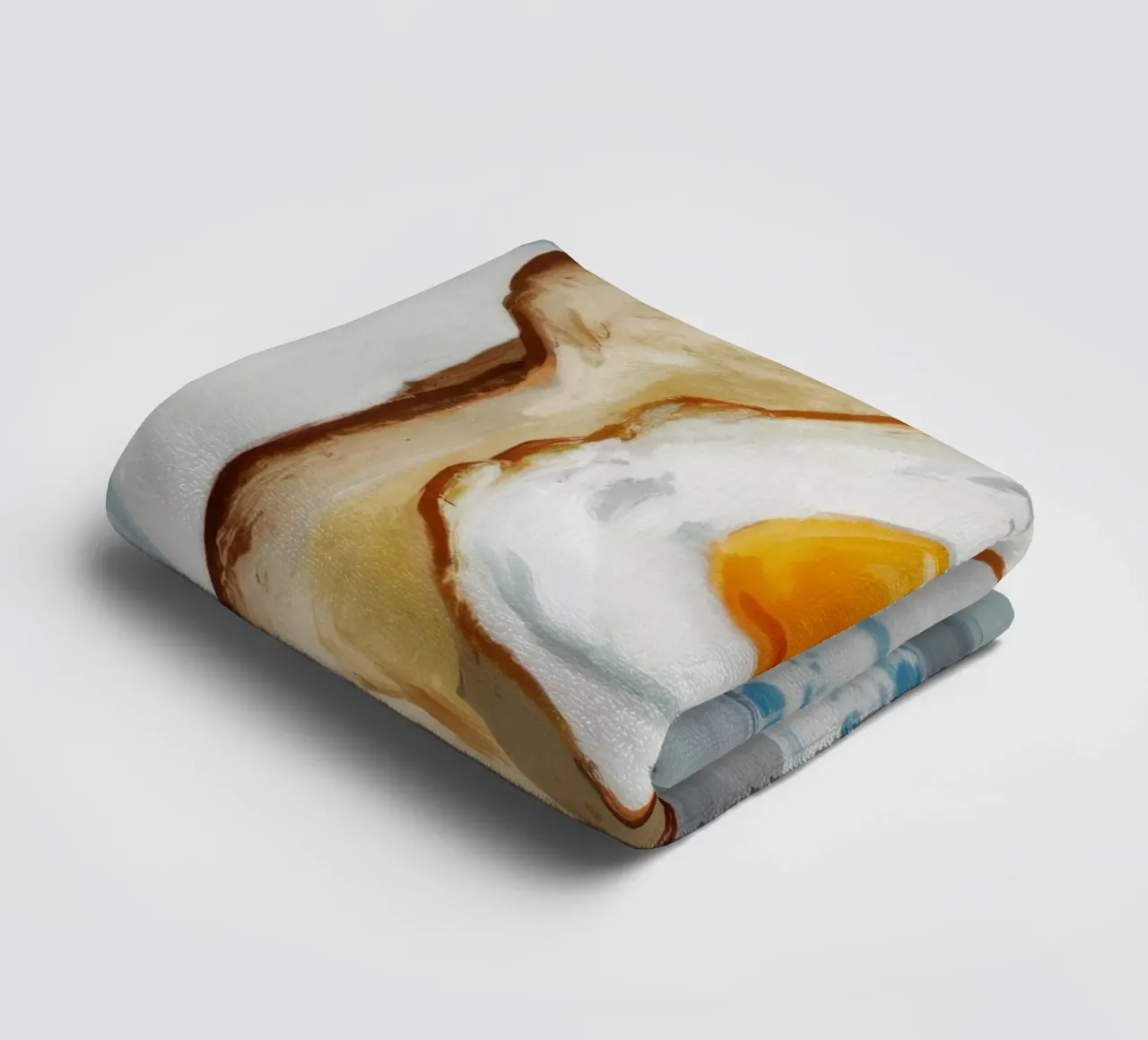 Ei auf Toastteller Handtuch von Tiga Bersama
