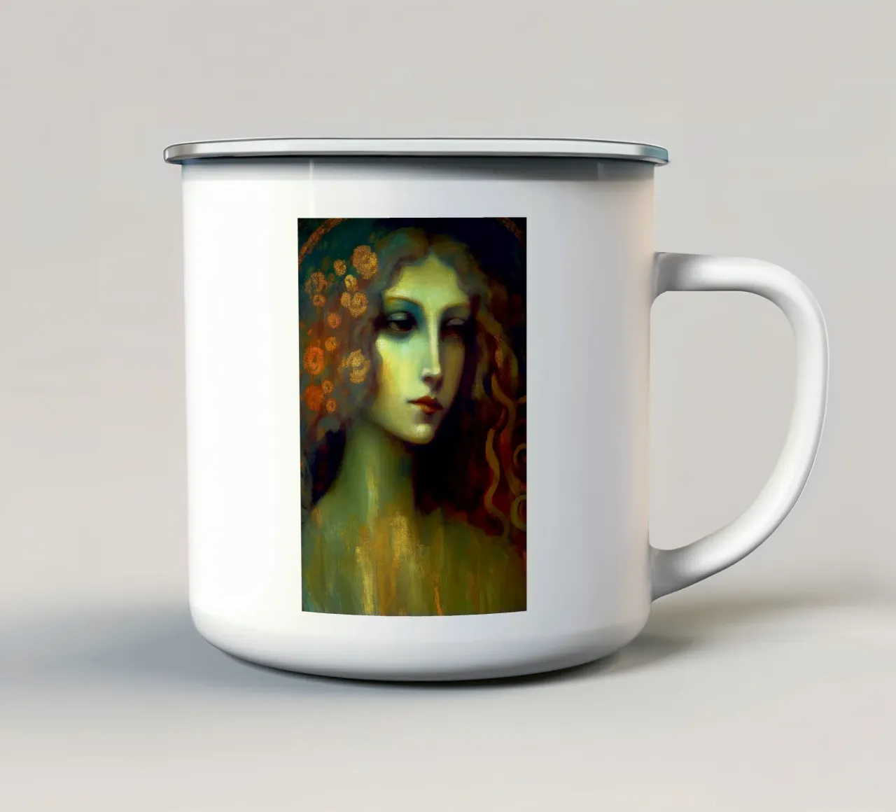 Arte da parete di Imagine tazza in smalto da Imagine