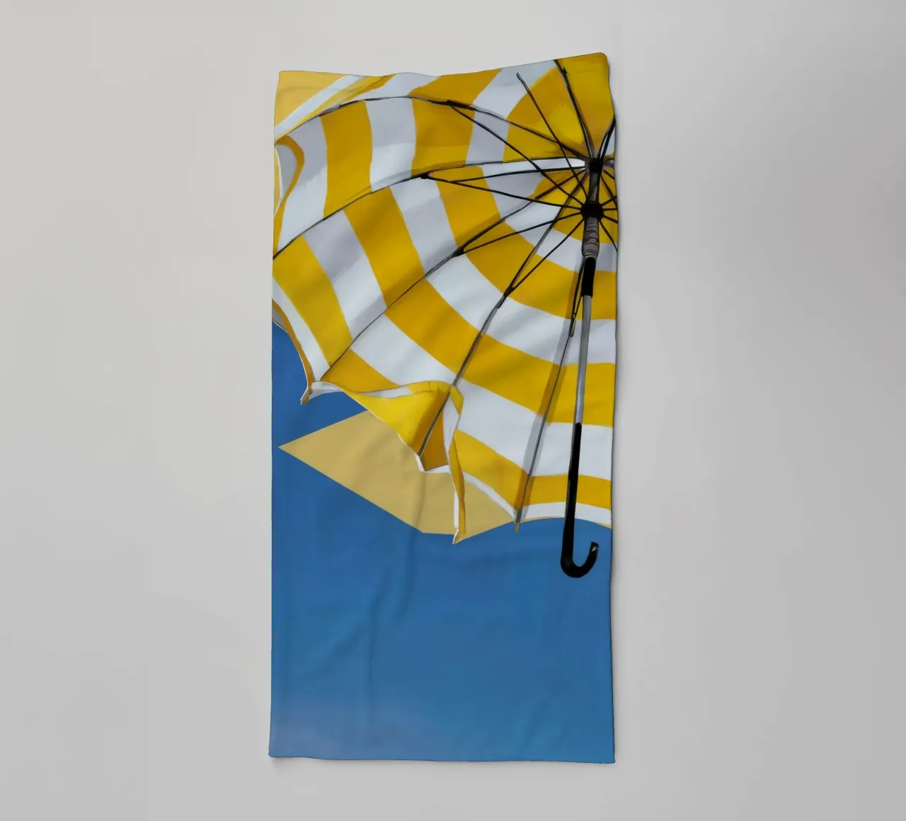 Parapluie jaune Pluie serviette de bain de Tiga Bersama