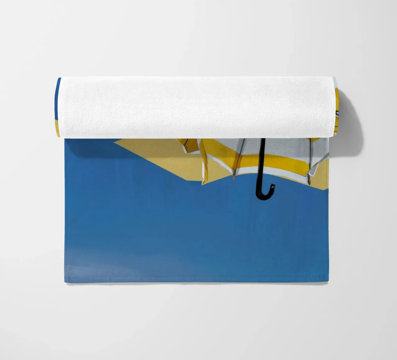 Parapluie jaune Pluie serviette de plage de Tiga Bersama