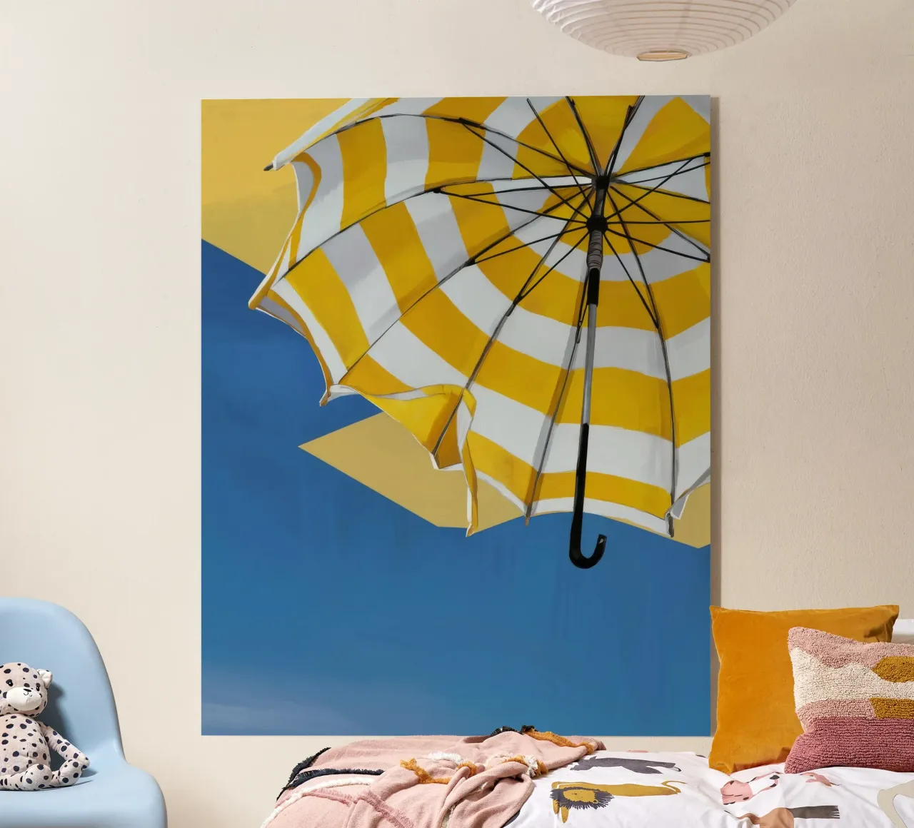 Parapluie jaune Pluie plexiglas de Tiga Bersama