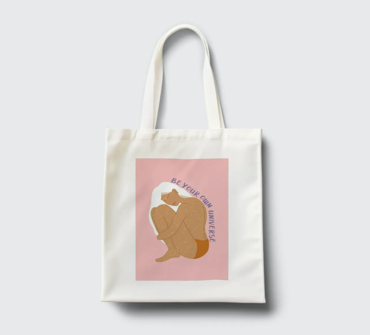 Be Your Own Universe borsa in juta da cafelab