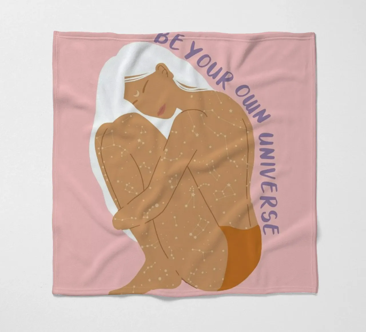 Be Your Own Universe coperta in pile da cafelab