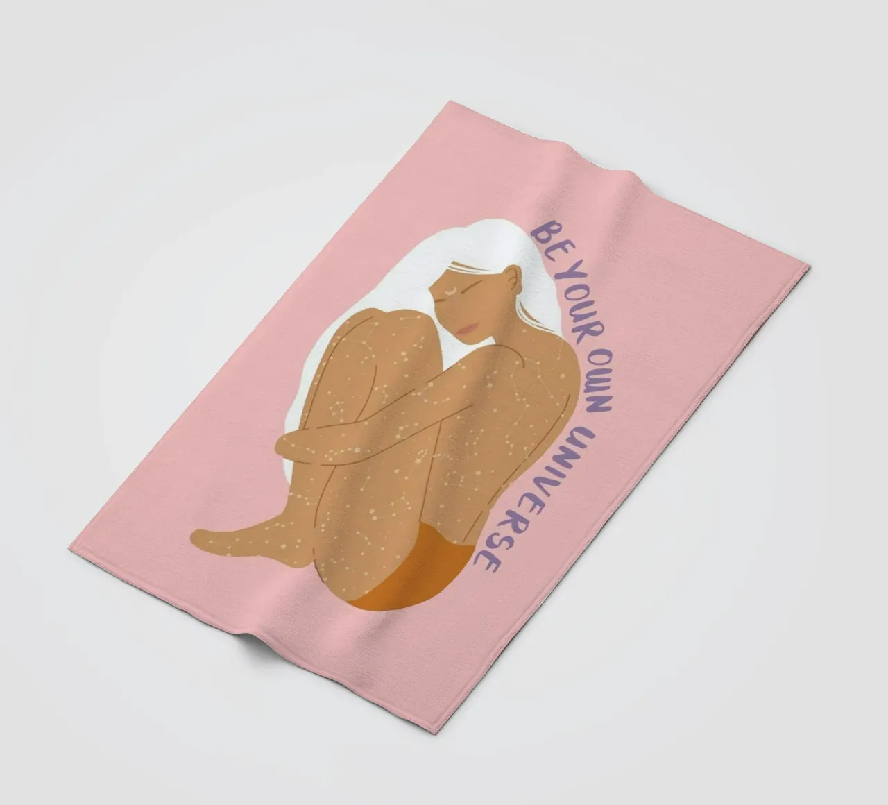 Be Your Own Universe coperta in pile da cafelab